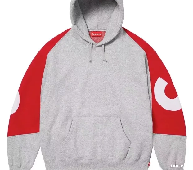 Black M Sweatshirt SWEATSHIRT XL HOODED LOGO Hoodie L Big Grey Back S LOGO BIG JACQUARD 0818